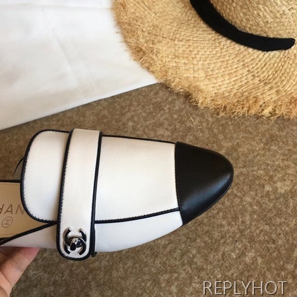 19신상 샤넬 슬리퍼 화이트 2110