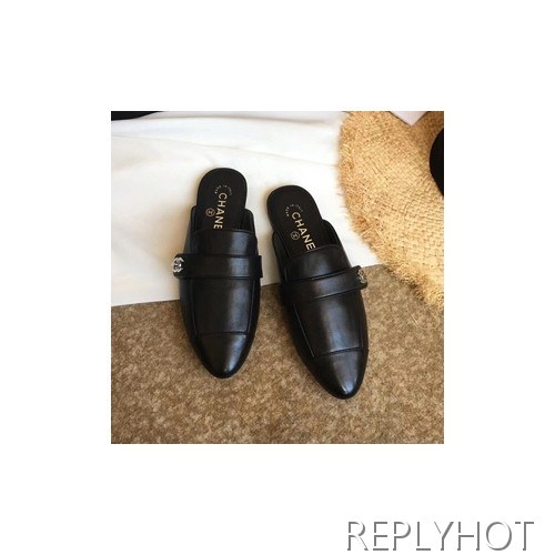 19신상 샤넬 슬리퍼 블랙 2110