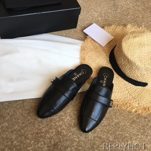 19신상 샤넬 슬리퍼 블랙 2110