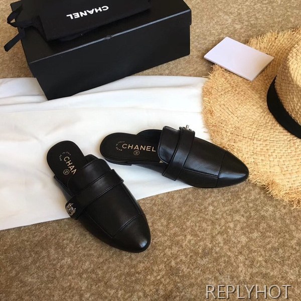 19신상 샤넬 슬리퍼 블랙 2110