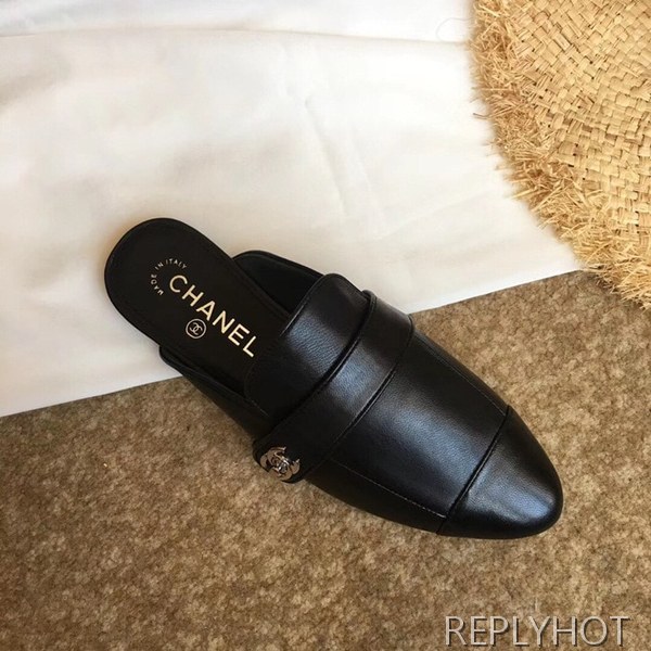 19신상 샤넬 슬리퍼 블랙 2110