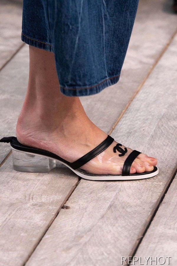 19 샤넬 투명 슬리퍼 6컬러