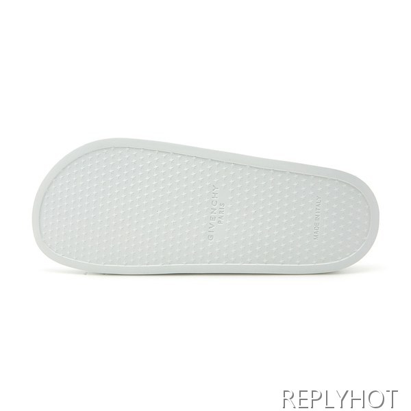 Givenchy 지방시 로고 슬라이드 슬리퍼 블랙,화이트