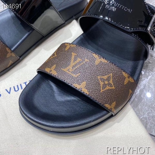 루이비통 2020 선베스 플랫 브라운모노그램 샌들