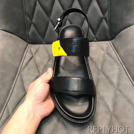 Fendi 2020 Mens Leather Sandal