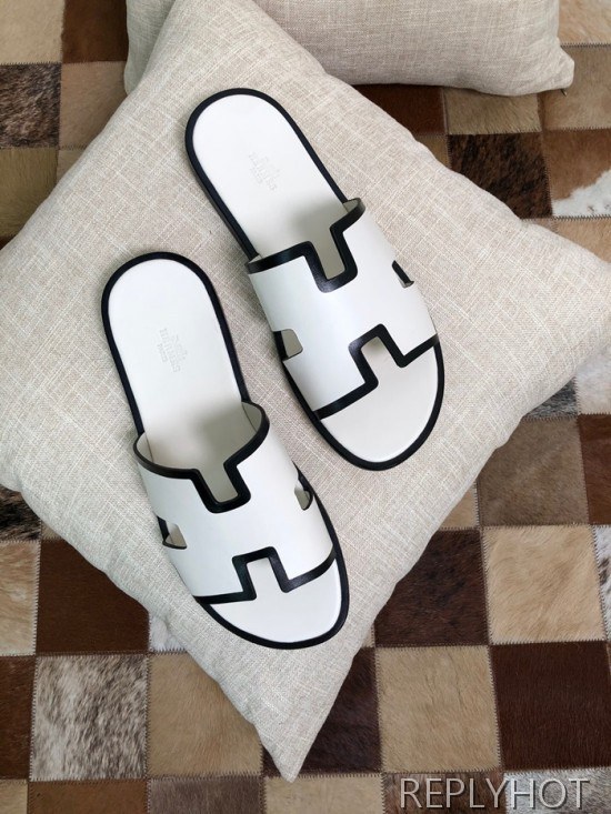 Hermes 2020 Mens Leather Slipper