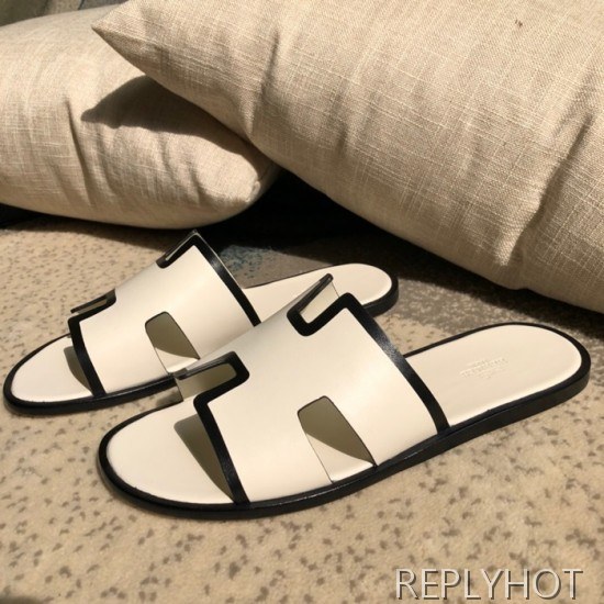 Hermes 2020 Mens Leather Slipper