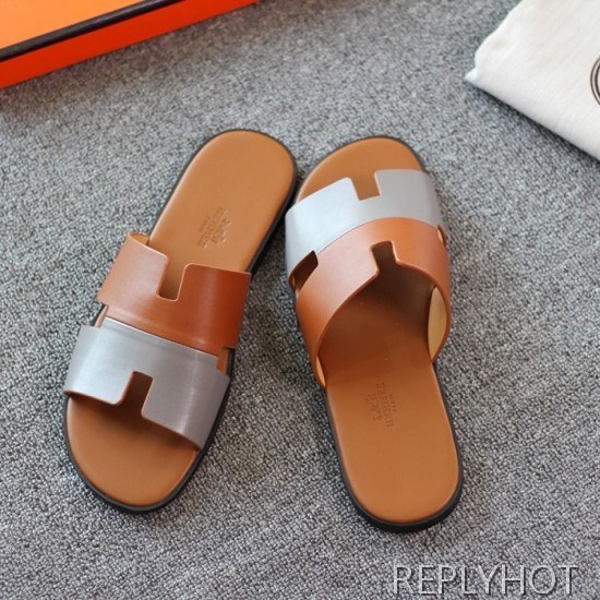 Hermes 2020 Mens Epsom Leather Slipper