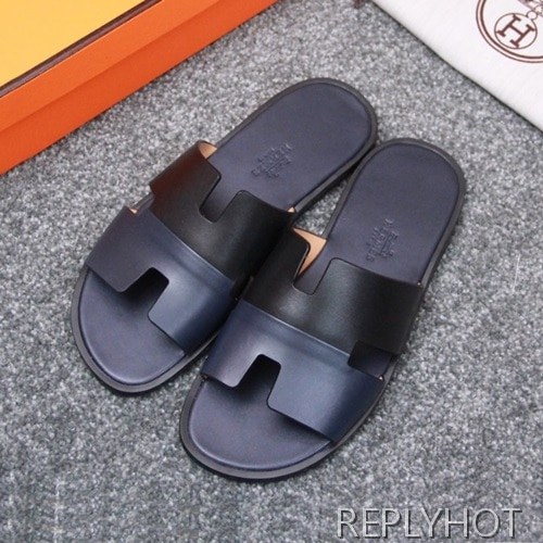 Hermes 2020 Mens Epsom Leather Slipper