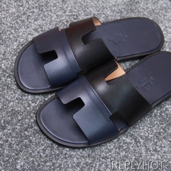 Hermes 2020 Mens Epsom Leather Slipper