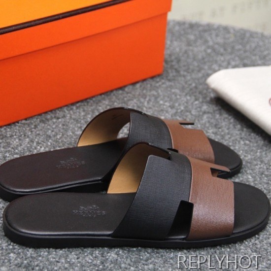 Hermes 2020 Mens Epsom Leather Slipper
