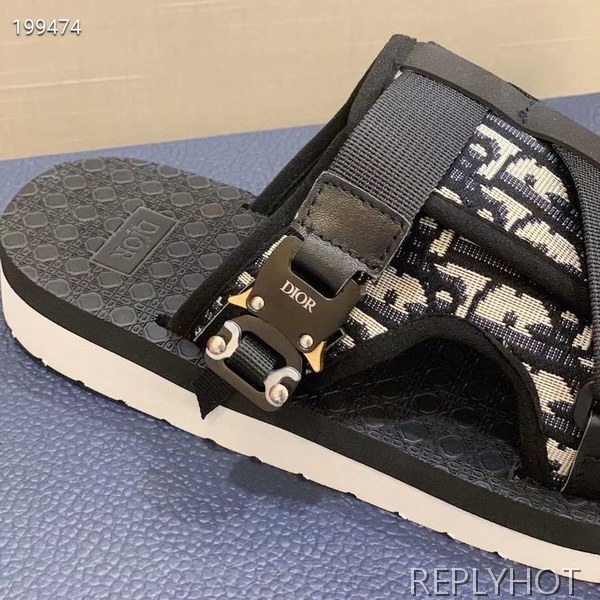 디올 2020 . 오블리크 샌들 블랙컬러