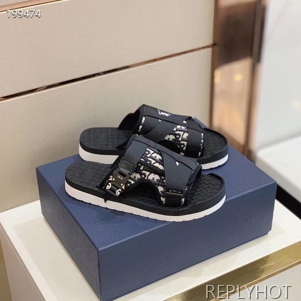 디올 2020 . 오블리크 샌들 블랙컬러