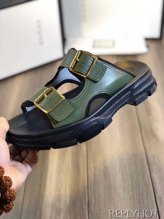 구찌 2020 더블버클 스트랩 샌들