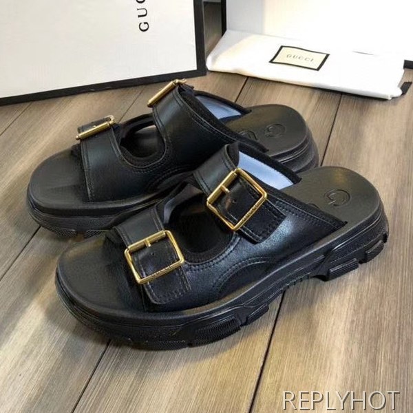 구찌 2020 더블버클 스트랩 샌들