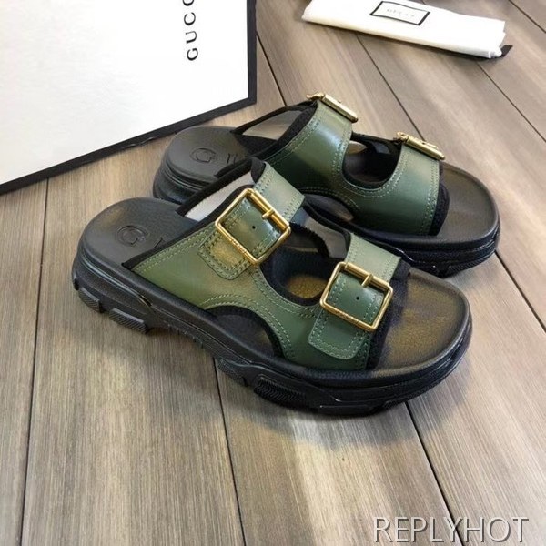 구찌 2020 더블버클 스트랩 샌들