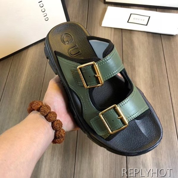 구찌 2020 더블버클 스트랩 샌들