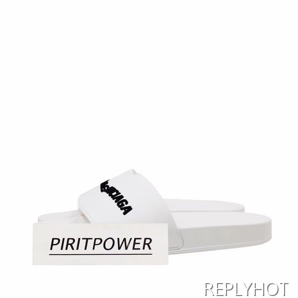 발렌시아가 2020 엠보로고슬리퍼 화이트컬러