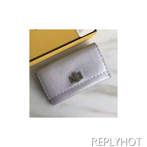 펜디 피카부 장지갑 0308 실버