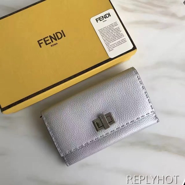 펜디 피카부 장지갑 0308 실버