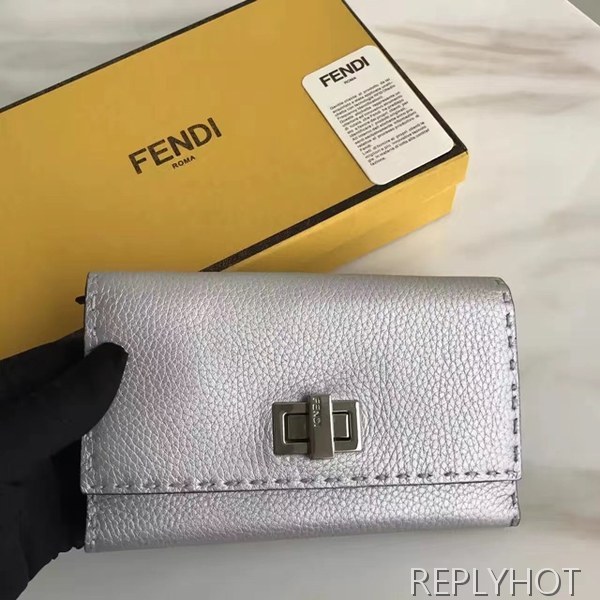 펜디 피카부 장지갑 0308 실버