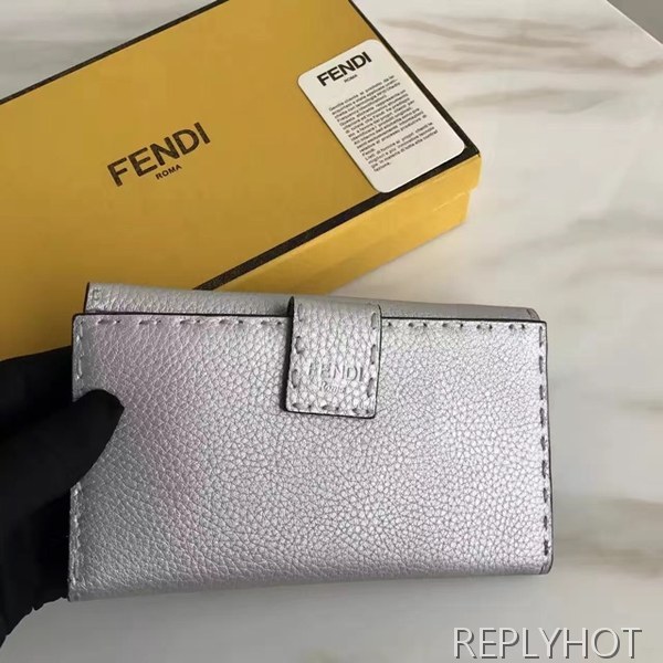 펜디 피카부 장지갑 0308 실버