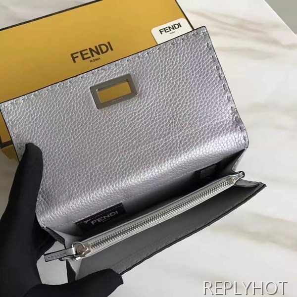 펜디 피카부 장지갑 0308 실버