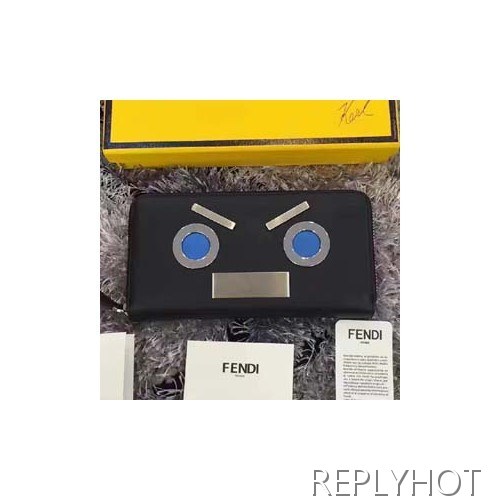 펜디 카푸스킨 장지갑 D55019-1 블랙