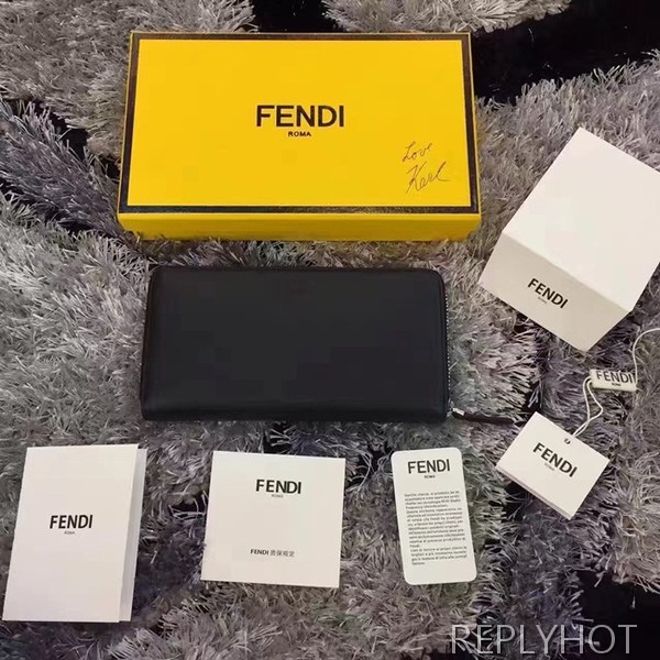 펜디 카푸스킨 장지갑 D55019-1 블랙