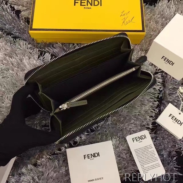 펜디 카푸스킨 장지갑 D55019-1 블랙