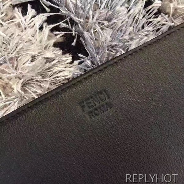 펜디 카푸스킨 장지갑 D55019-1 블랙