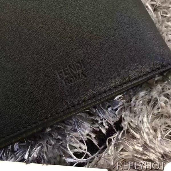 펜디 카푸스킨 반지갑 D55016 블랙