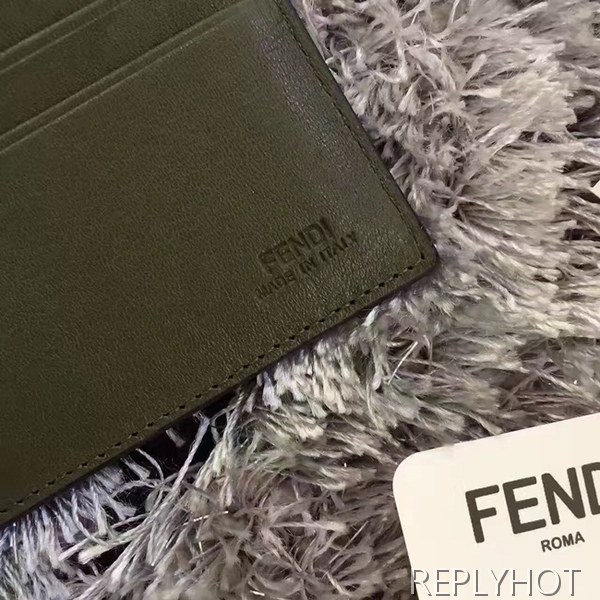 펜디 카푸스킨 반지갑 D55016 블랙