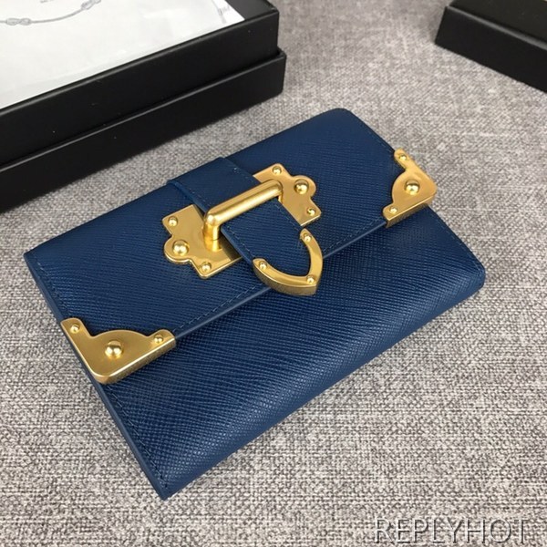 Prada 프라다 사피아노 카이에 반지갑 1MH840 prada 여자지갑 5062