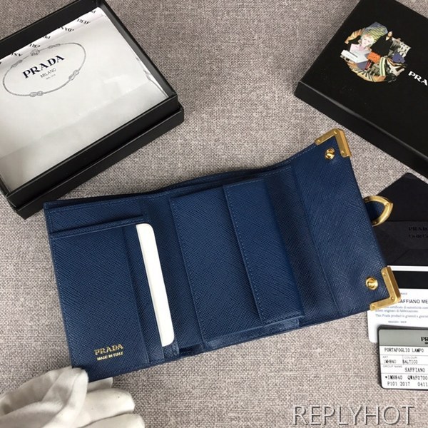 Prada 프라다 사피아노 카이에 반지갑 1MH840 prada 여자지갑 5062