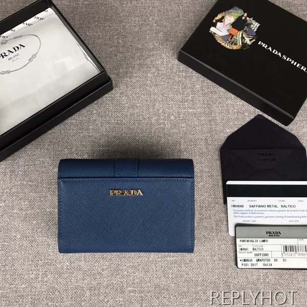 Prada 프라다 사피아노 카이에 반지갑 1MH840 prada 여자지갑 5062