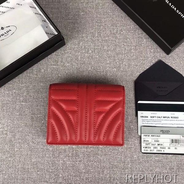 Prada 프라다 다이어그램 퀼팅 반지갑 1MV204 prada 여자지갑 5023