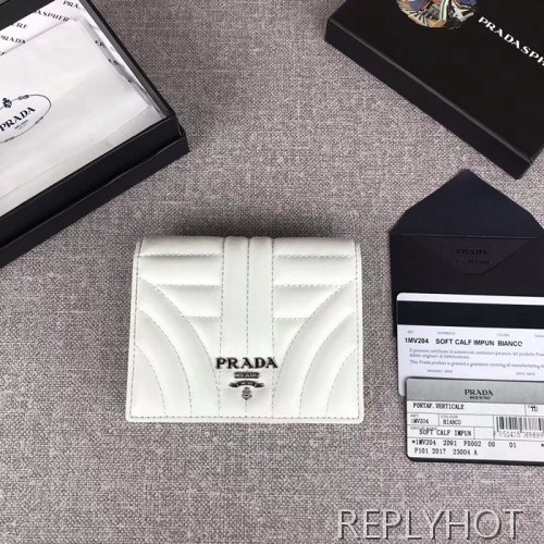 Prada 프라다 다이어그램 퀼팅 반지갑 1MV204 prada 여자지갑 5024