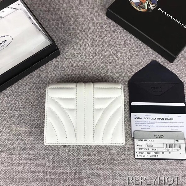 Prada 프라다 다이어그램 퀼팅 반지갑 1MV204 prada 여자지갑 5024