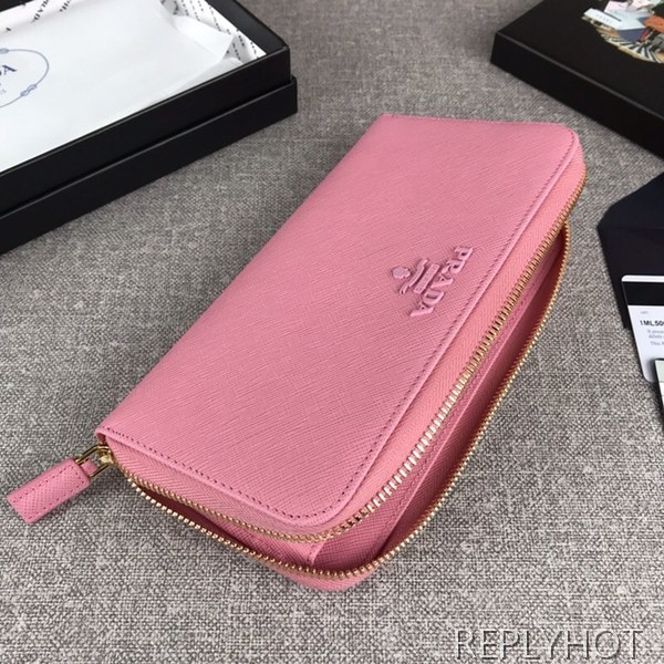 Prada 프라다 사피아노 지퍼 장지갑 1ML506 prada 5010