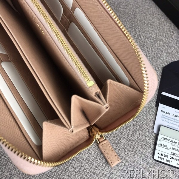 Prada 프라다 사피아노 지퍼 장지갑 1ML506 prada 5012