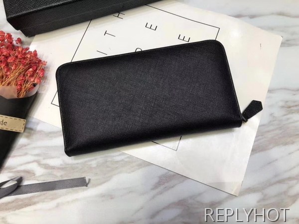 Prada 프라다 모노크롬 지퍼월렛 블랙,네이비,핑크