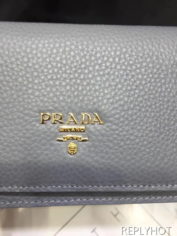 Prada 프라다 여성용 메탈로고 장지갑 그레이,베이지,딥그린,네이비