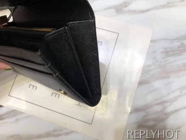 Prada 프라다 여성용 모노크롬 장지갑 블랙,레드,핑크