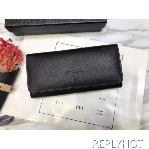 Prada 프라다 여성용 모노크롬 장지갑 블랙,레드,핑크