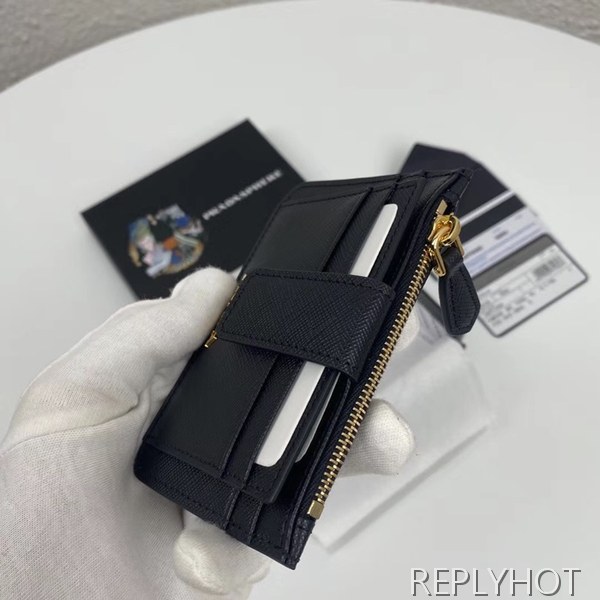 Prada 프라다 사피아노 Saffiano Ladies Card Purse, 1MC038