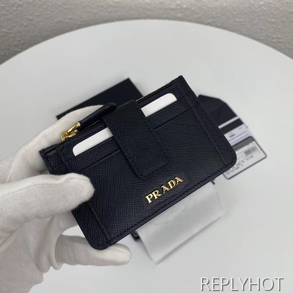 Prada 프라다 사피아노 Saffiano Ladies Card Purse, 1MC038