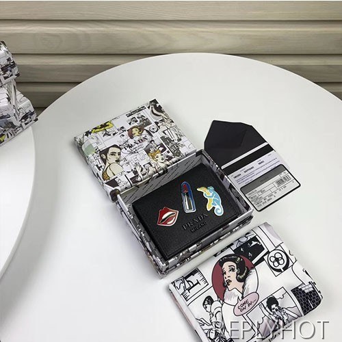 [PRADA]프라다 사피아노 반지갑 1MV204