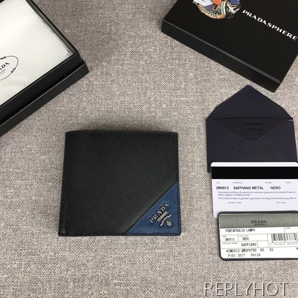 (실사영상) Prada 프라다 사피아노지갑 2M0513 남자지갑 PRADA 4008