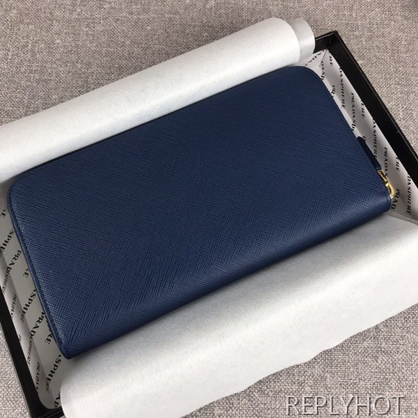 Prada 프라다 1ML506 사피아노 지퍼 장지갑 남여공용지갑 PRADA 4006